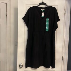 Briggs New York linen blend dress, NWT.